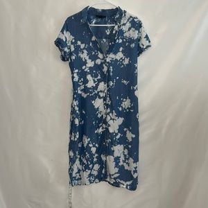 “ Touch of Tie Dye” Denim Dress